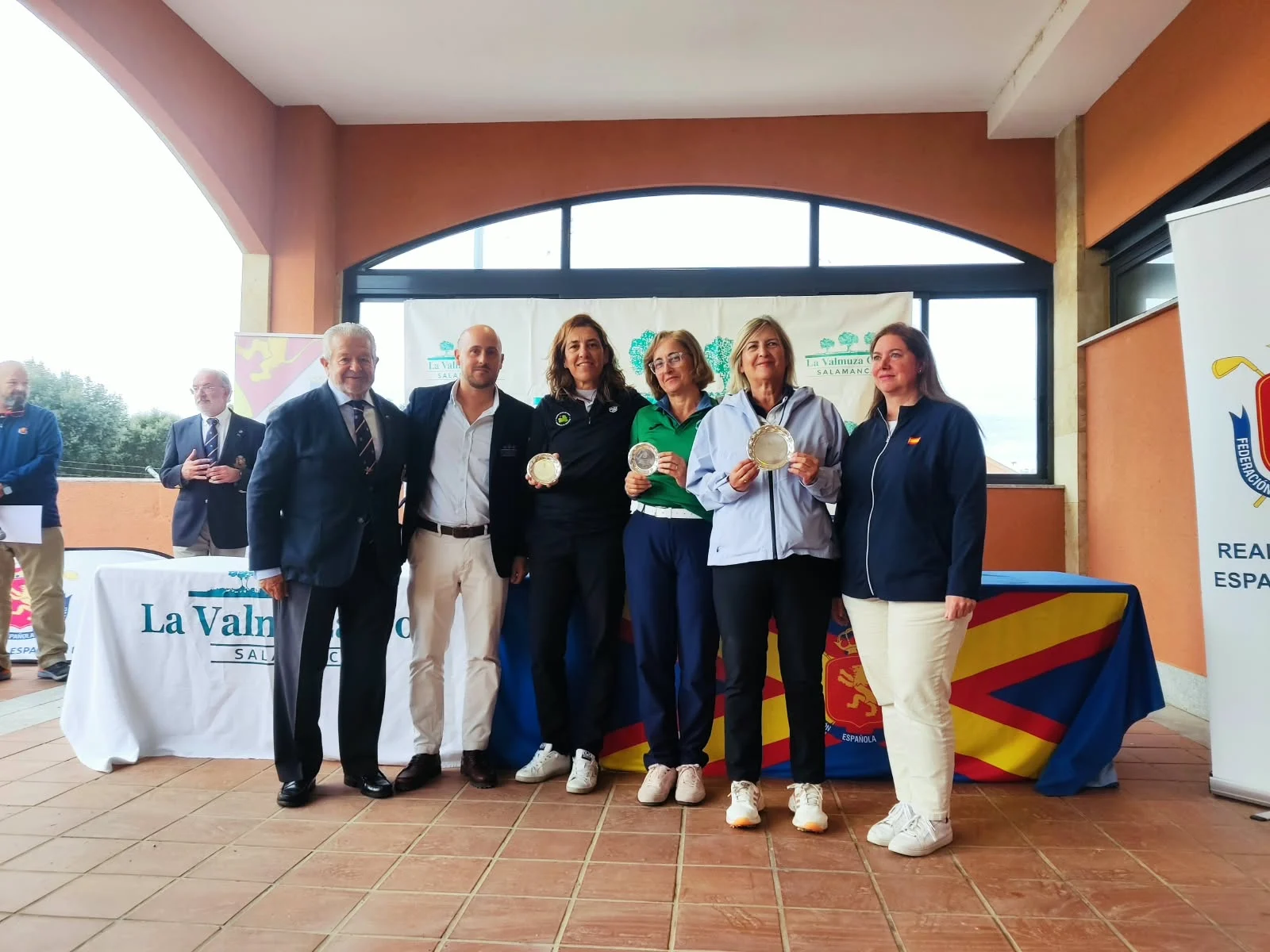 Entrega de premios del Campeonato de España Femenino de 2ª, 3ª y 4ª Categoría en La Valmuza Golf