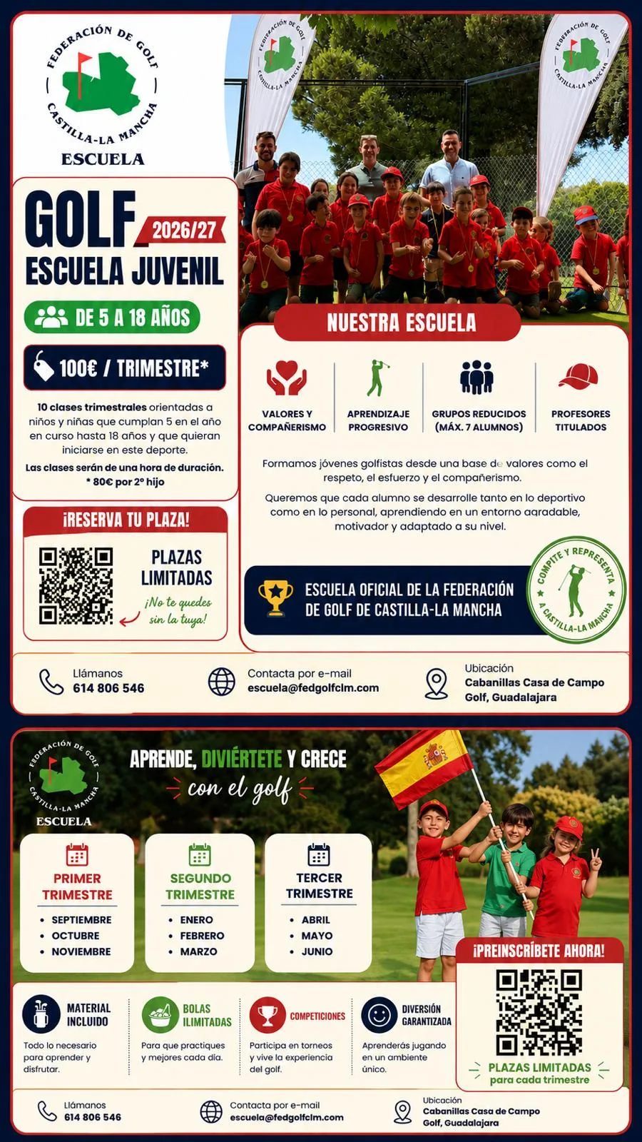 Cartel Escuela Juvenil 2026
